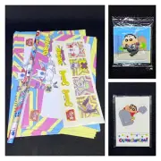 Super Shiro (ShinChan) Envelope & Letter Paper Set + Cute Magnet & Paper Stand