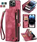 For Apple iPhone 16 Pro Max 15 14 13 12 16e Purse Leather Wallet Flip Case Cover
