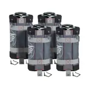 (Set of 4) E-Z up Sand Fillable Tent Pole Weight Bag Holds up to 25 Lbs. Gray