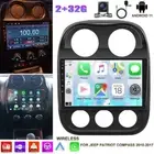 Carplay For 2010-2016 Jeep Compass Patriot Android 13 Car Stereo Radio Head Unit