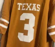 NCAA Texas #3 EWERS Medium football jersey. FREE SHIPPING IN 24HRS!!