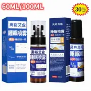 60/100ML Ebony Agarwood Sleep Spray,Fall Asleep Fast,Deep Sleep Pillow Spray.new