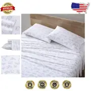 Soft & Cozy Full Cotton Bedding Set with Lodge-Inspired Print - Machine Washable