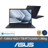 在飛比找momo購物網優惠-【ASUS 華碩】16吋i7 RTX2050商用筆電(B36