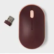 Heyday Compact Wireless Mouse Bluetooth Enabled Dark Cherry