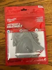 Milwaukee Gray 2-Layer Lightweight and Breathable Reusable Face Mask (3-Pack)