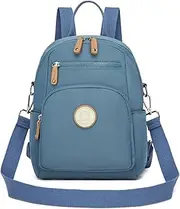 [Miss Lulu] Women's Handbag Mini Backpack City Backpack Waterproof Casual Daypack Bag for Work Study Travel Shopping