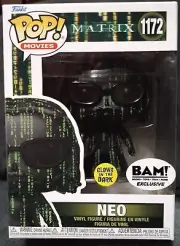 The Matrix Resurrections Neo #1172 Pop Vinyl Glow in the Dark BAM Exclusive