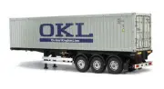 Tamiya 40-Foot Container 3-Axle Semi-Trailer, for Tamiya 1/14 R/C Tractor Truck