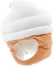Funny Ice Cream Hat for Adults Cosplay Party Headwear Adorable and Lifelike Photo Accessory