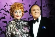 Bob Hope Lucille Ball 1980's attending Emmy Awards together 4x6 inch photo
