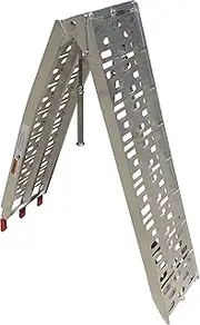 500kg 2.3M Folding Aluminum ATV Loading Ramp Lawnmower Motorcycle Truck Trailer (1 ramp)