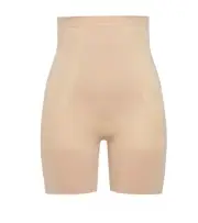 Spanx OnCore High Waist Mid-Thigh Short: Size L: Soft Nude (68) #SS1915