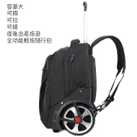 在飛比找PChome商店街優惠-Trolley Backpack,筆電後背包,手拉桿後背包2