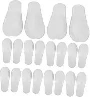 Baluue 20 Pairs Disposable Spa Slippers for Home and Hotel Use Breathable Non Woven Comfortable and Skin Friendly Lightweight Non Slip Design for Women and Men