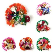 Bal Gopal Krishna Laddu Gopal Pagdi Mukut Size 5 Assorted colour US