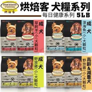 Oven Baked 烘焙客 犬糧1Kg-5LB【免運】每日健康 低敏無穀 狗飼料『WANG』