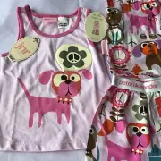 Peter Alexander Jnr Girls Hippy Dog Set summer pyjamas Size 1 NWT