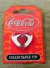 #T22. TURNING HEART COCA COLA COKE COLLECTABLE PIN