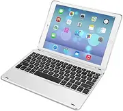 iPad 9.7-inch Keyboard, Ultra-Thin Bluetooth Keyboard with Folio Full Protection Case for iPad 9.7, 130 Degree Swivel Rotating