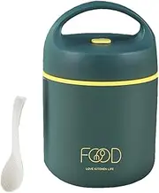 Food,2-Tier Double Wall Vacuum Lunch Containers for Kids Adults | Reusable Stainless Steel Leak Proof Lunch Storage for Soup, Smoothie Bowl,