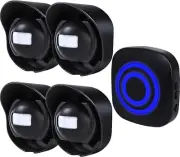 Driveway Alarm-328ft Long Range Wireless Driveway Alarm Weatherproof Outdoor Mot
