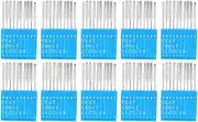 100 Count Sewing Machine Needles 75/11, Steel Embroidery Needles for Industrial Sewing Machines, Easy to Penetrate Fabrics, Stable Performance, 10 Packs for DIY Sewing Needs
