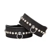 Ouch! Diamond Studded Ankle Cuffs