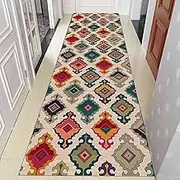 Carpet Runner for Hallway for Kitchen Stairs Hall Corridor Floor Decor Mats Contemporary Passage Runner Rug for Hallway, 0.8m x 4m