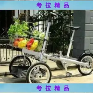 👉考拉👉可反向騎行母子車 母嬰親子車便攜折疊高景觀三輪育兒自行車SGSFH