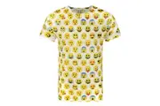 Emoticon Mens Sublimation T-Shirt (White) - UTNS4113