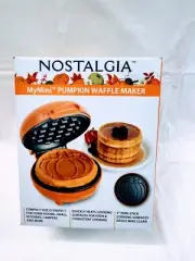 Nostalgia MyMini Pumpkin Waffle Maker