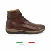 Sparco Monza-GP1 Brown Shoes Sneakers in Leather