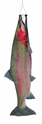 WINDSOCK--36" Trout Windsock, Wind Sock, Diva, Spinner by In the Breeze