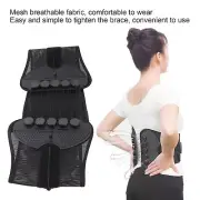 Lower Back Brace Adjustable Lumbar Brace Pulley Compression For Herniated Di HR6