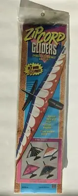 1991 Vtg NIP Hasbro "ZIPCORD GLIDERS" (Wind Warriors) Toy Plane US AirForce