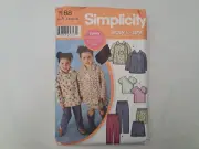 Simplicity Pattern - Child's Jacket, Skirt, Pants, & Knit Top (3-8) #7188