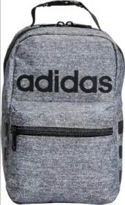 Adidas Santiago 2 Insulated Lunch Bag - Jersey Onix Grey Black