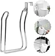 Toilet Paper Holder,Over The Tank Toilet Roll Holder for Bathroom and Washroom,Stainless Steel Brushed Nickel(Chrome)