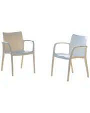 Rainbow Outdoor Pedro Set of 2 Stackable Armchairs