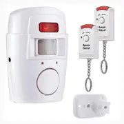 Wireless Pir Motion Sensor Alarm With 2 Remotes Door Window For Home Shed Garage Caravan Alarm Security System