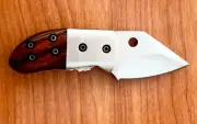 Handmade Stainless Steel Mini Folding Pocket Knife For Outdoor Hunting & Fishing