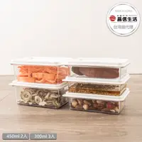 在飛比找PChome24h購物優惠-【韓國昌信生活】SENSE冰箱系列5件組保鮮盒-300ml 
