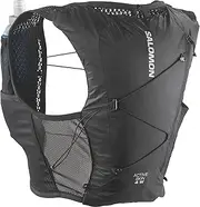SALOMON Active Skin 4 Women Trail Running Hiking Hydration Vest with Flasks Included, 4L, Designed for Women, Easy Hydration, and Optimized Storage, Black
