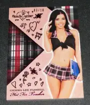 2018 Benchwarmer GEMMA LEE FARRELL Hot For Teacher #35 Pink Variant/10 PLAYBOY