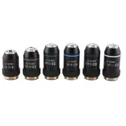 15) Powerful Objective Parts for 195 Microscope 4X/10X/20X/40X/60X/100X