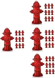 CLISPEED 4sets Realistic Fire Hydrant Dog Training Indoor Pet Toilet Training Props for Puppies Dogs Easy Setup Urine Column 10pcs*4