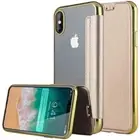 Thin Leather Wallet Flip Clear Back Case Cover For iPhone 16 15 14 Pro Max 13 12