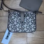 DKNY LOGO MICRO MINI CROSSBODY SHOULDER BAG