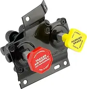 Misakomo KN20619 MV-3 Dash Air Brake Control Valve, MV3 Trailer Parking Brake Valve Compatible with Volvo Freightliner Haldex Keene Newstar Trucks, 3/8" Mounting Holes 3/8" Push to Connect Ports